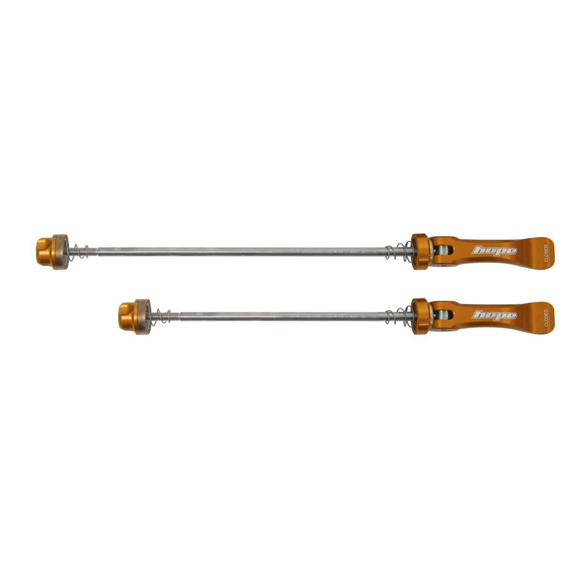 Hope Quick Release Skewer 170mm Fatsno Pair Orange