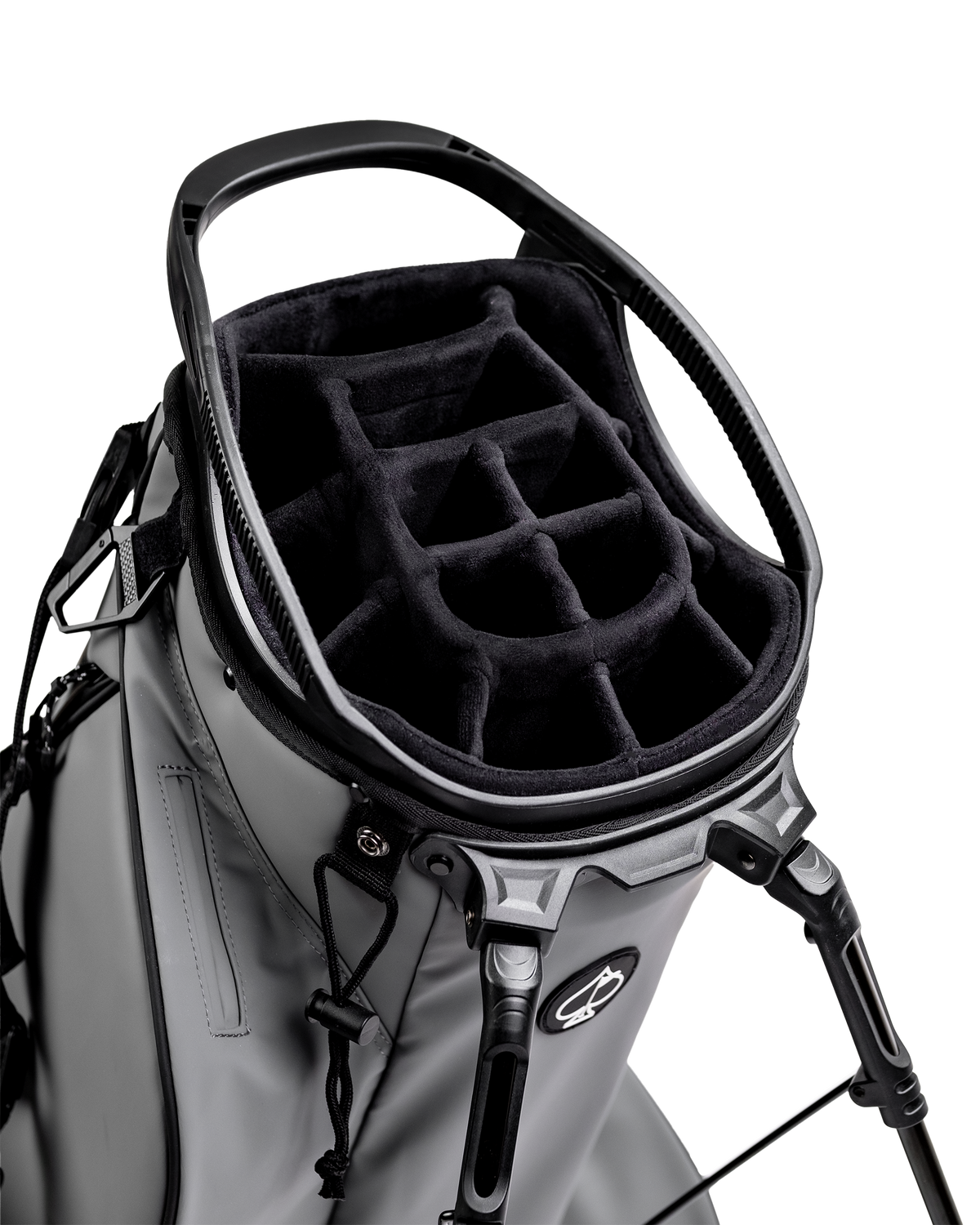 Player Preferred™ Golf Bag in Flat Ash color with 14 slots for clubs, featuring a sleek design and durable fabric.