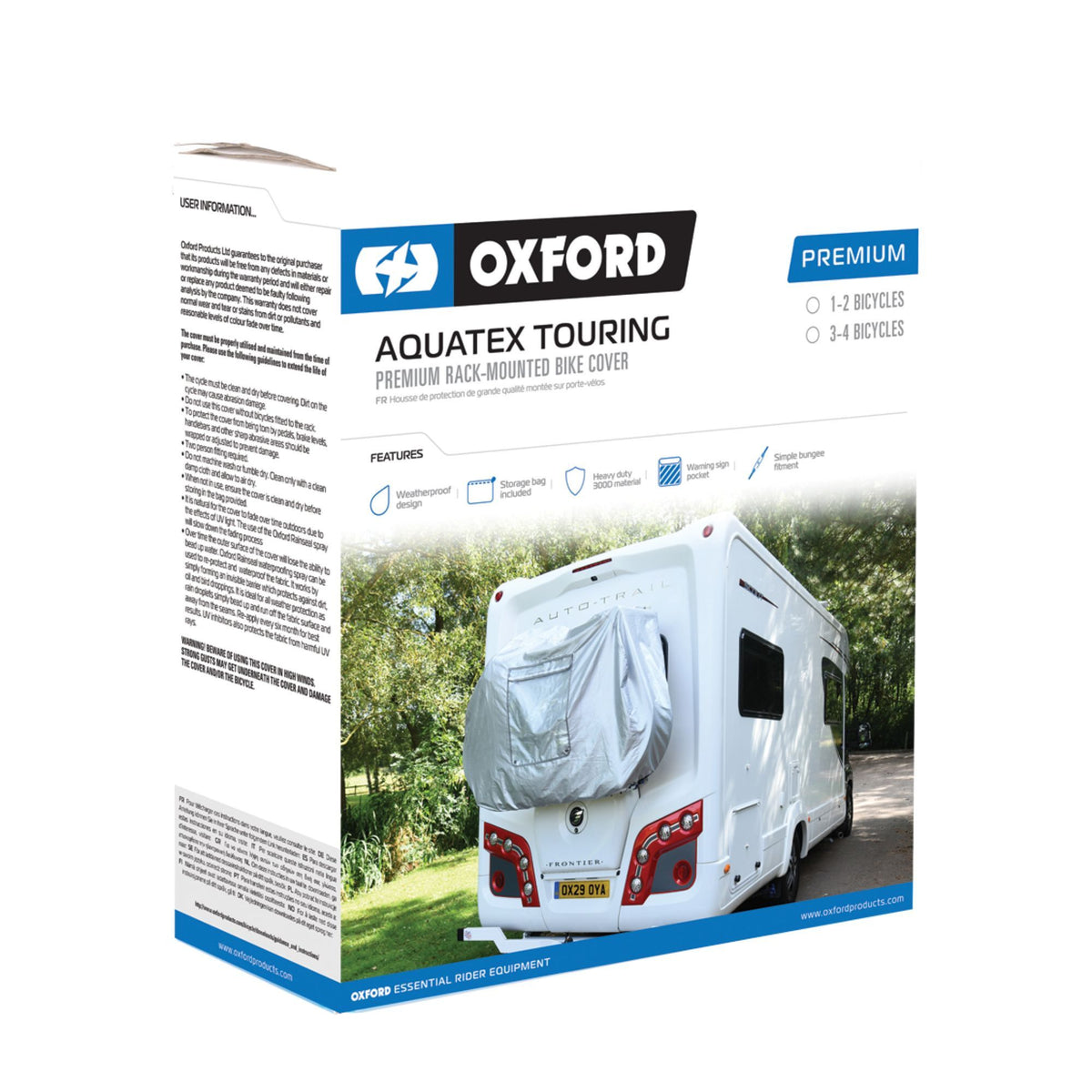 Aquatex Touring Premium Bike Cover for 3-4 Bikes