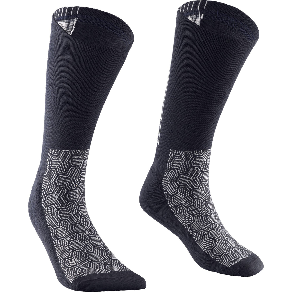 ESSENTIAL WOOL SOCKS- DEEP BLUE/SILVER