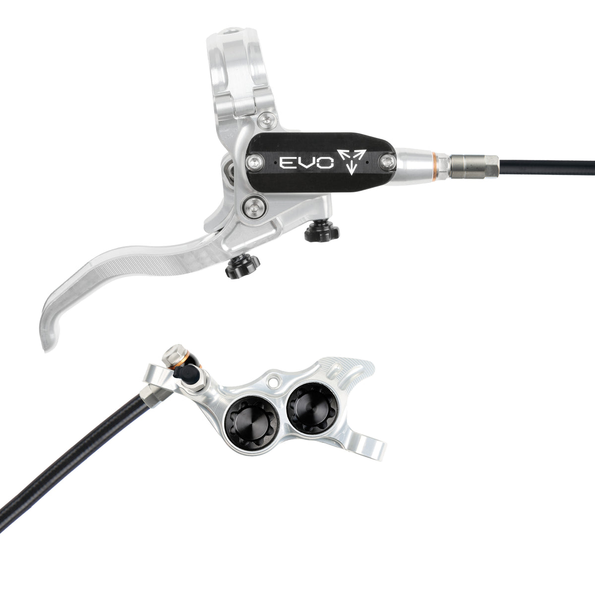 Hope Brake EVO TR4 No Rotor RH- Silver/Black