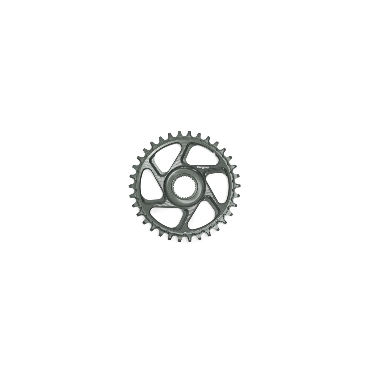 Hope Chainring Spiderless 36T R22 E Bike BO Smoke