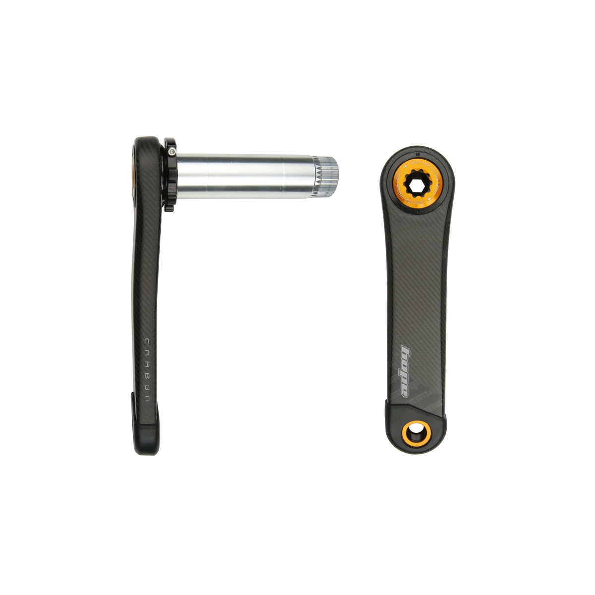Hope RX Carbon Crankset 68MM Wide 175MM ORANGE
