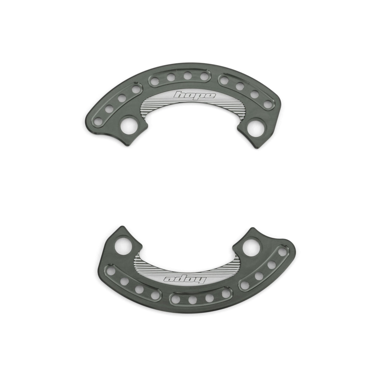 Hope Bash Guard 1-4 Plate 104mm 32T Pair Smoke