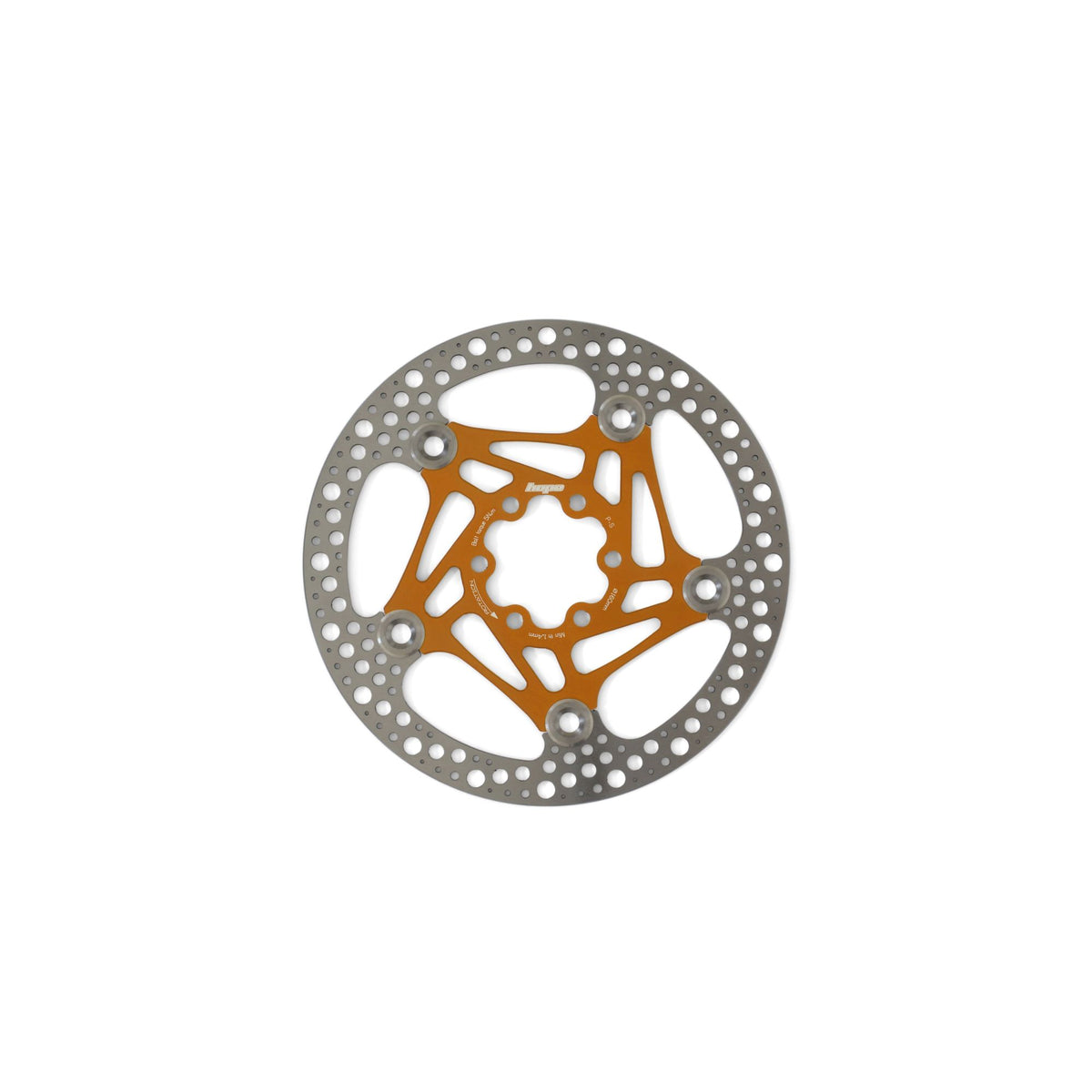 Hope Part Brake Disc Road Floating 140mm 6 bolt Orange