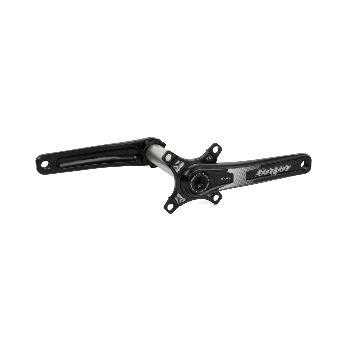Hope Crankset EVO Single Spider 100mm Fat 135mm Black