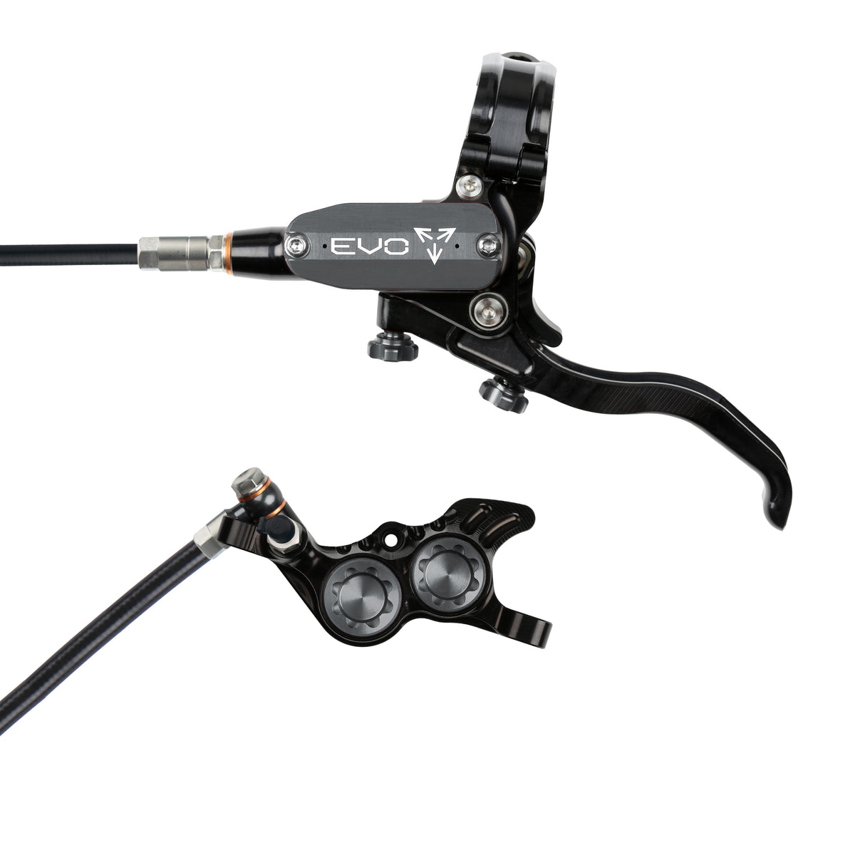 Hope Brake EVO GR4 No Rotor LH- Black/Smoke