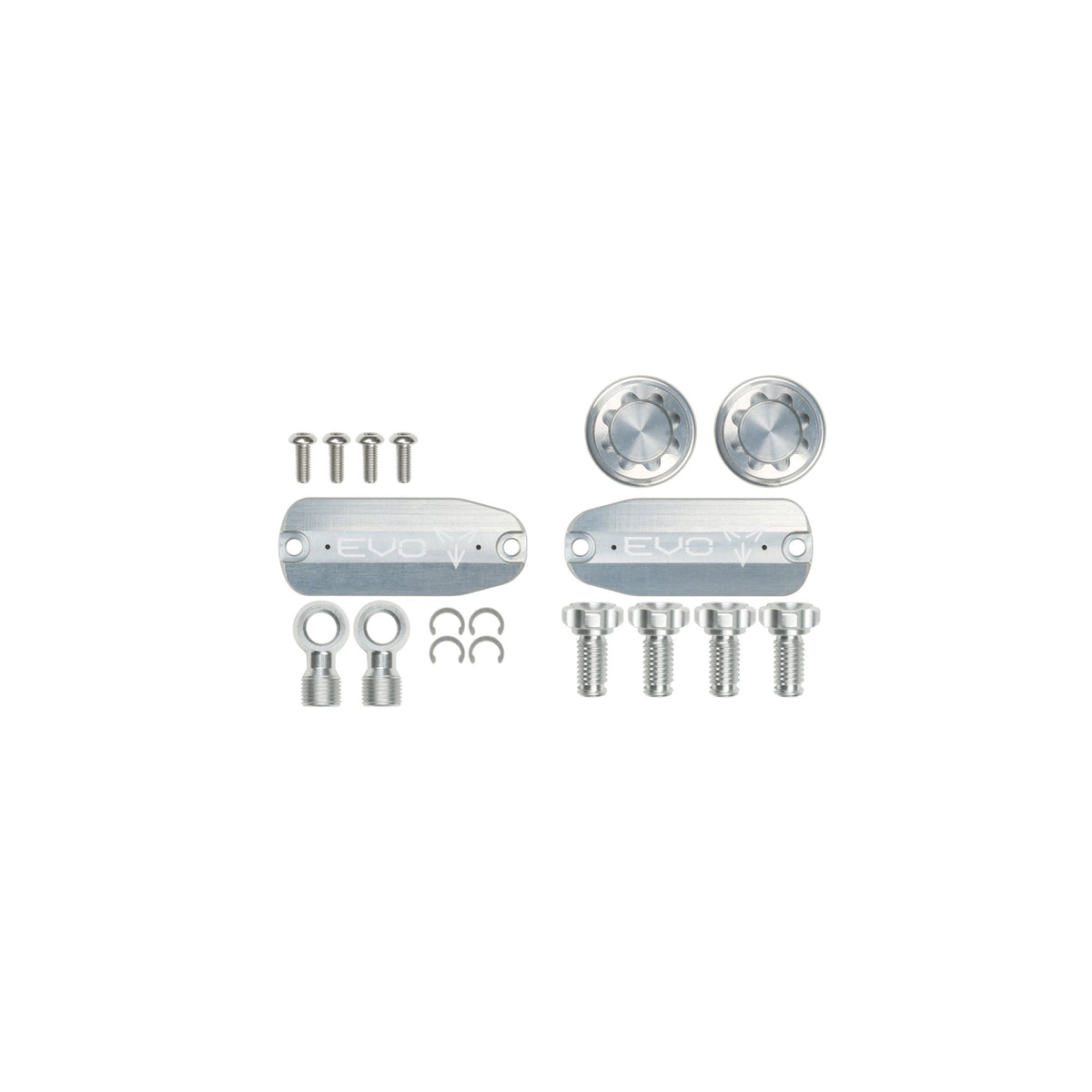 Hope Part Brake Evo X2 Custom Kit Pair- Silver