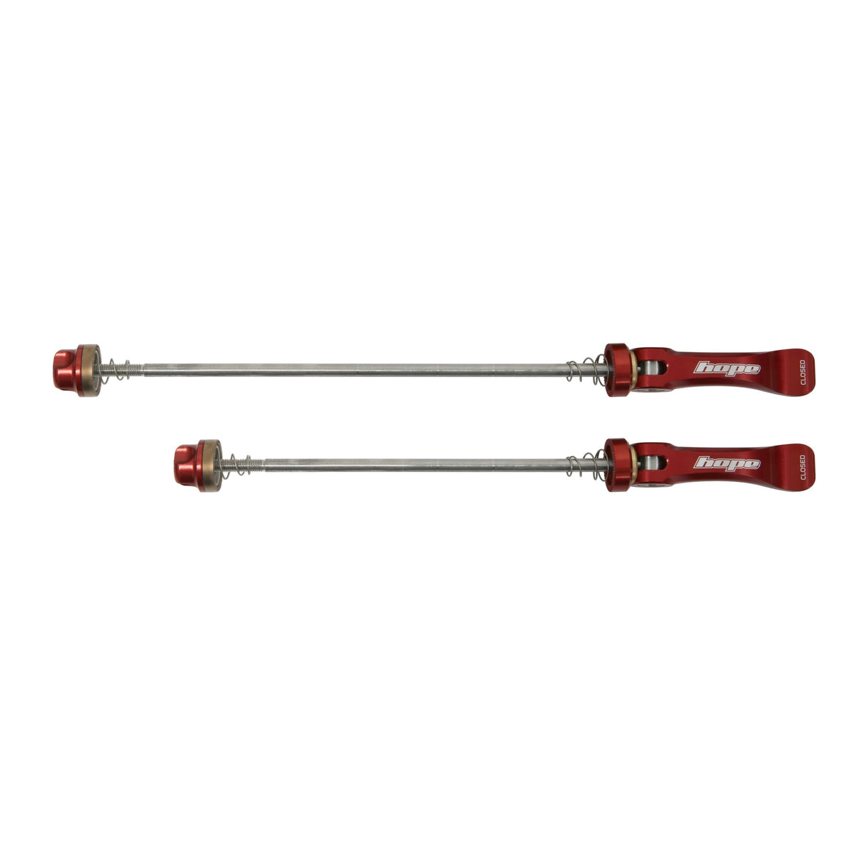 Hope Quick Release Skewer 170mm Fatsno Pair Red