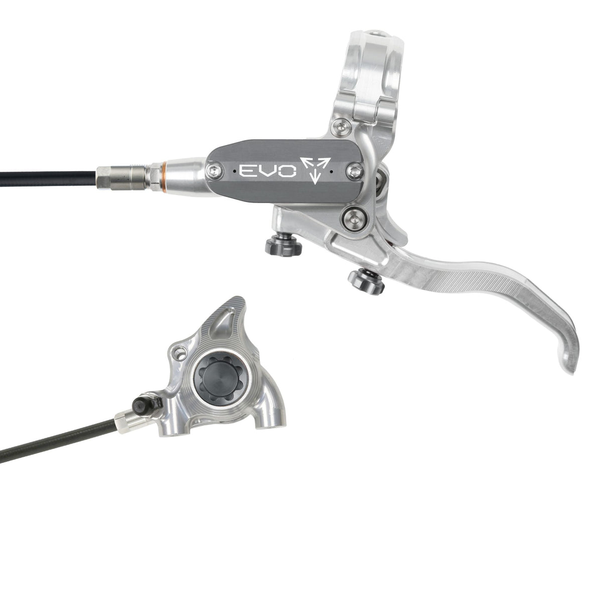 Hope Brake Evo X2 FM No Rotor LH- Silver/Smoke