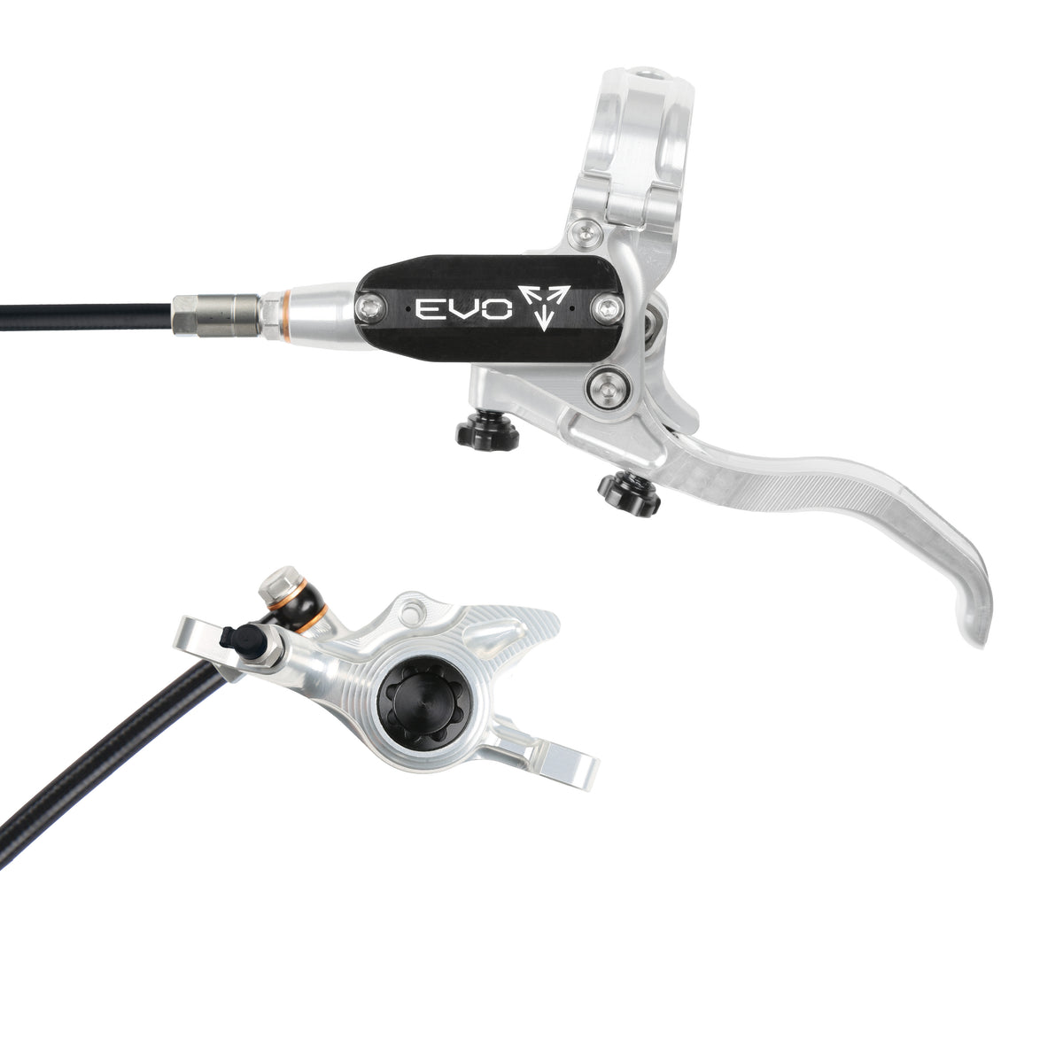 Hope Brake EVO X2 No Rotor LH- Silver/Black