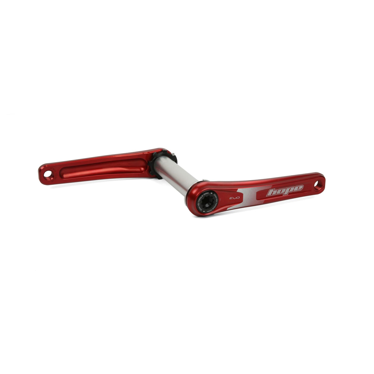 Hope Crankset EVO No Spider 100mm Fat 135mm Red