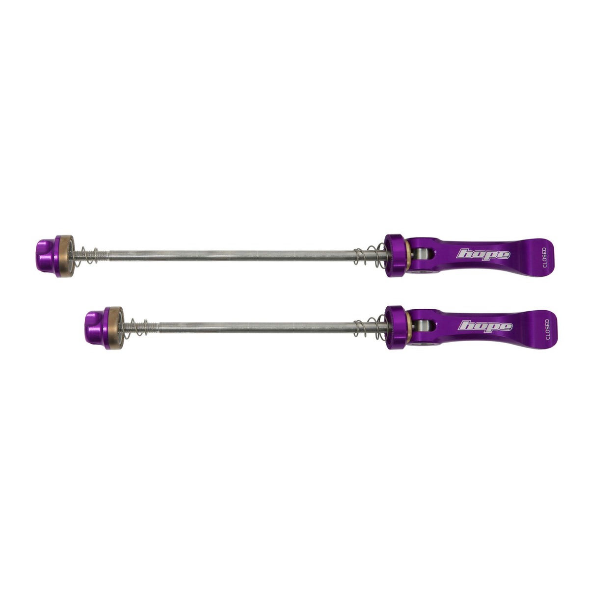 Hope Quick Release Skewer 130mm Road Pair Purple