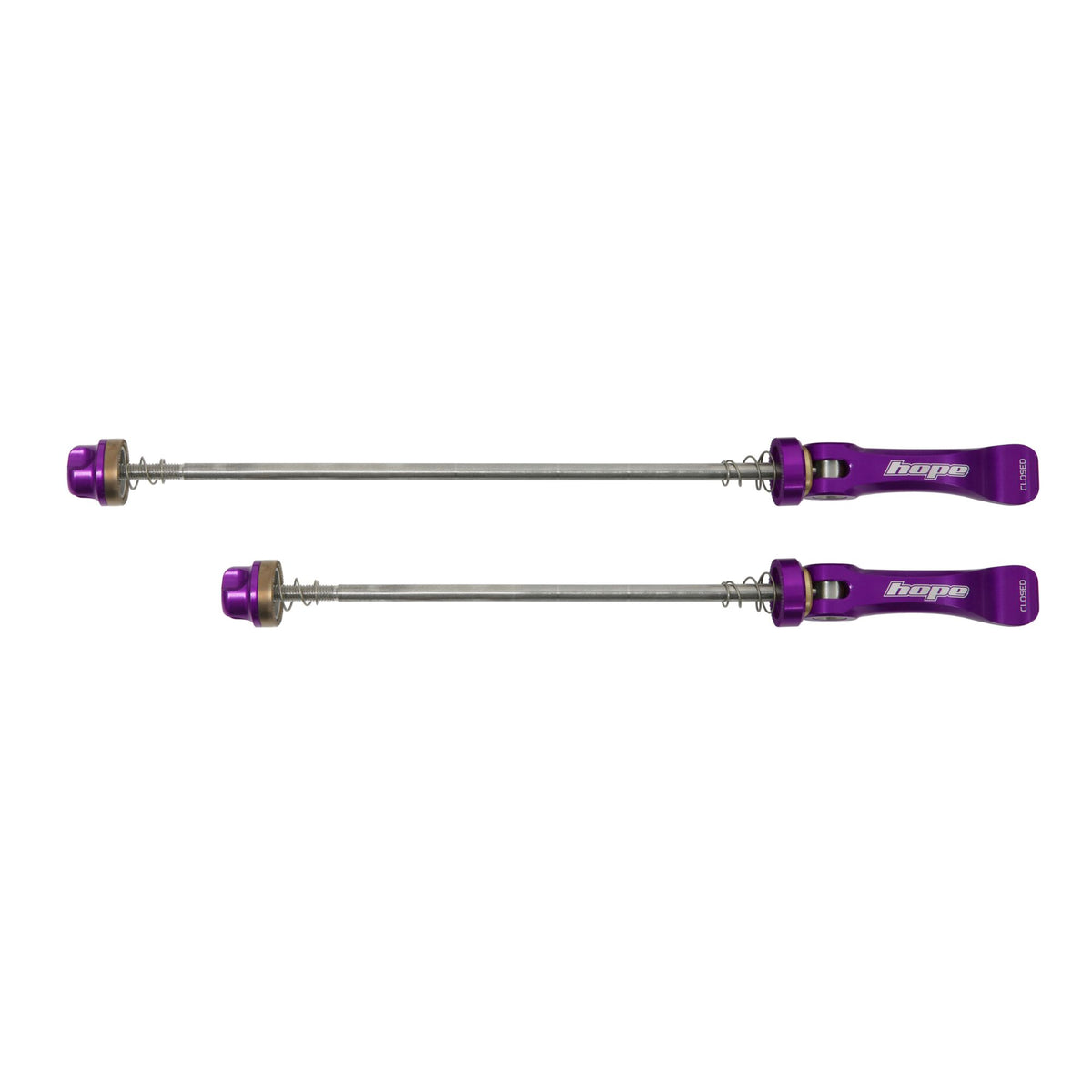 Hope Quick Release Skewer 190mm Fatsno Pair Purple