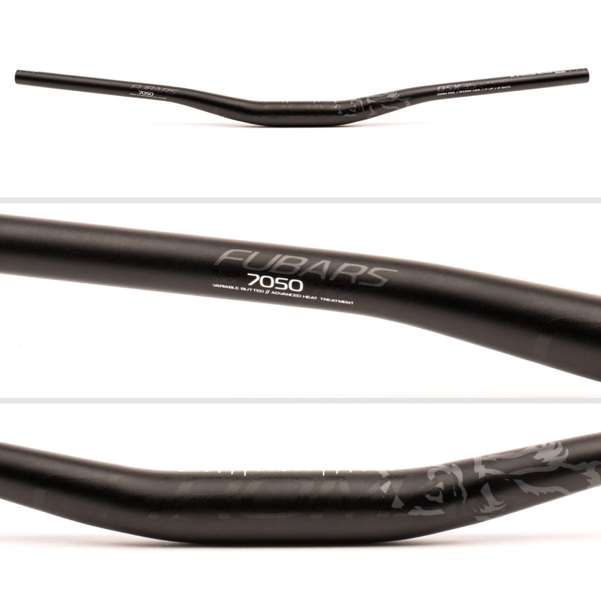 Chromag Handlebars OSX 35mm Clamp 25mm Rise- Black