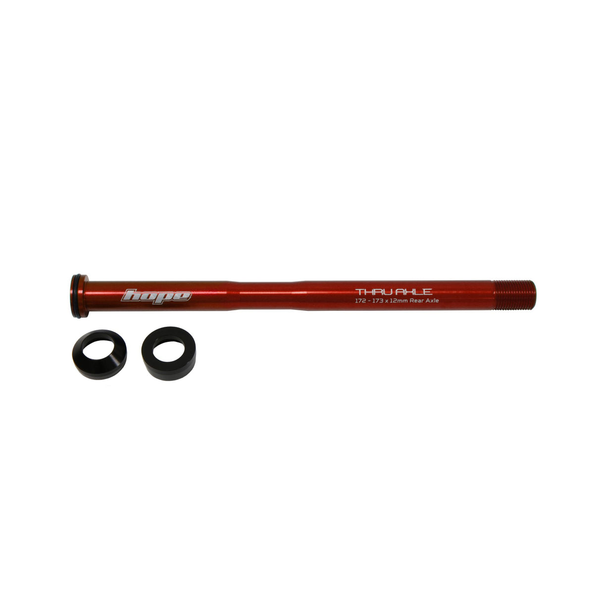 Hope Part Thru Axle Rear 172 173 Red