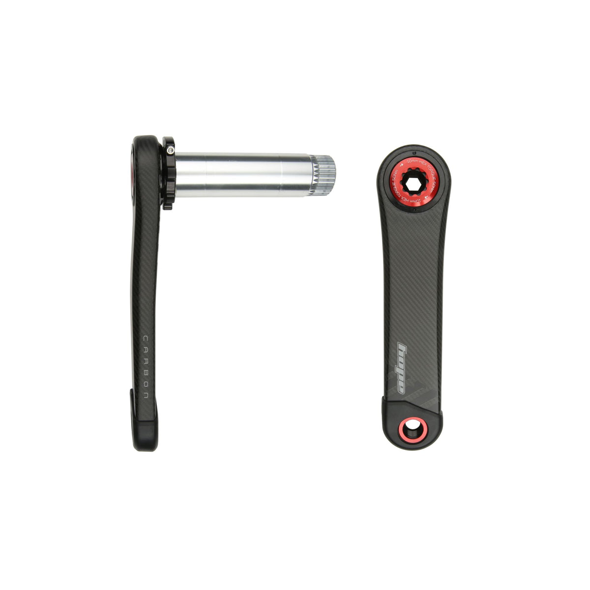 Hope RX Carbon Crankset 68MM 170MM RED