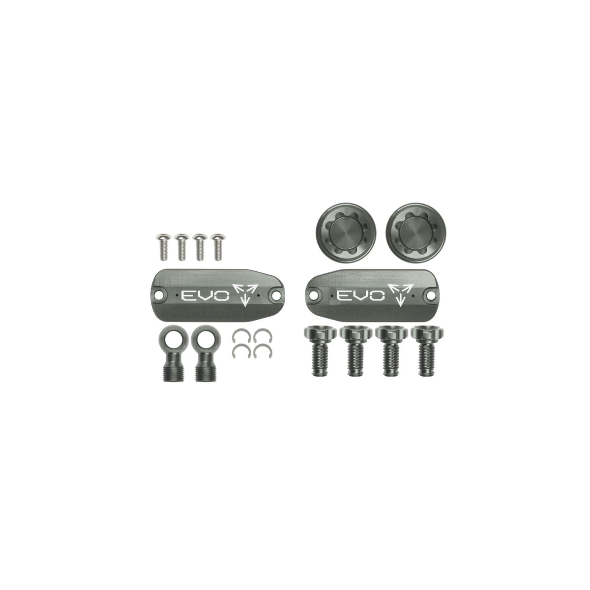 Hope Part Brake Evo X2 Custom Kit Pair- Smoke