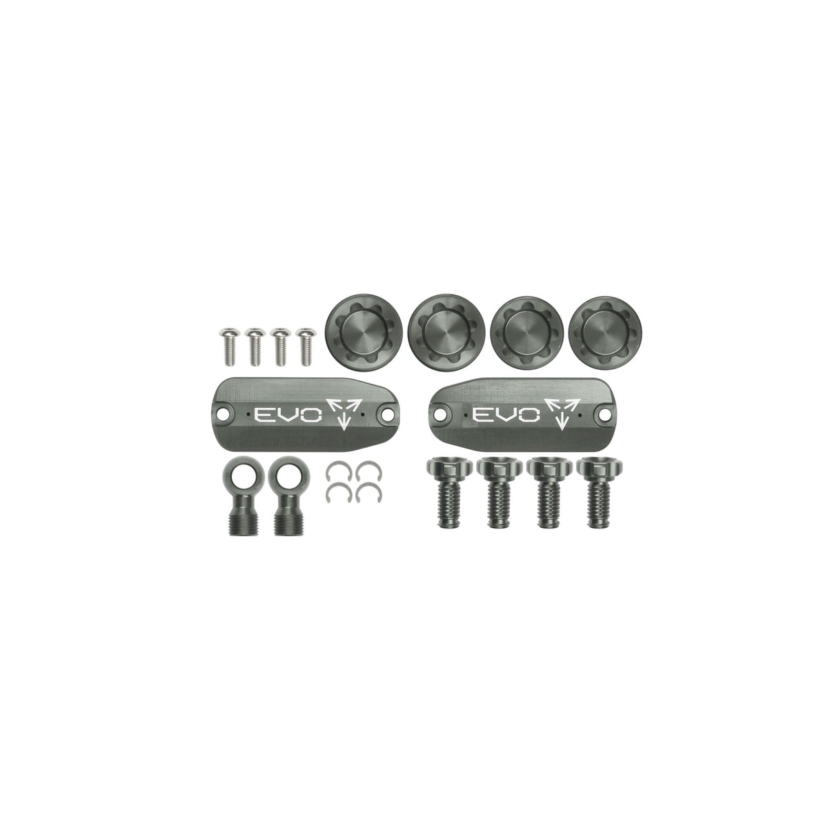 Hope Part Brake Evo GR4 Custom Kit Pair- Smoke