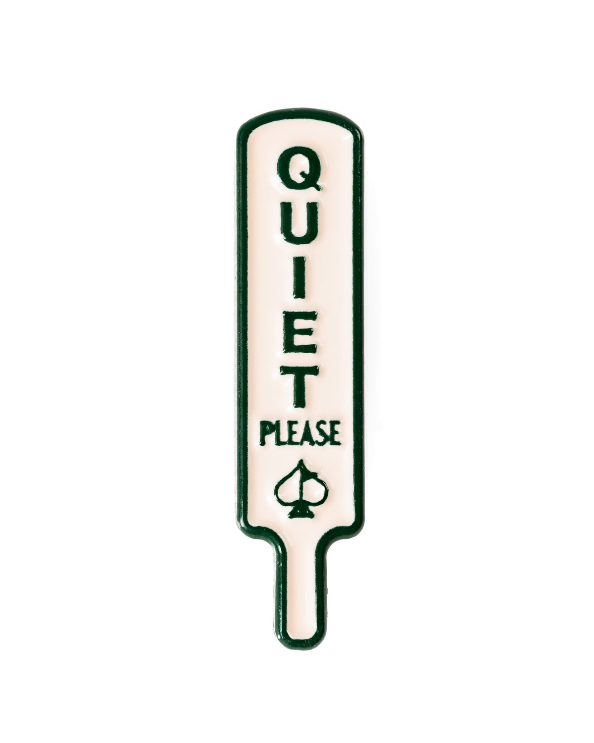 Ball Marker- Quiet Please