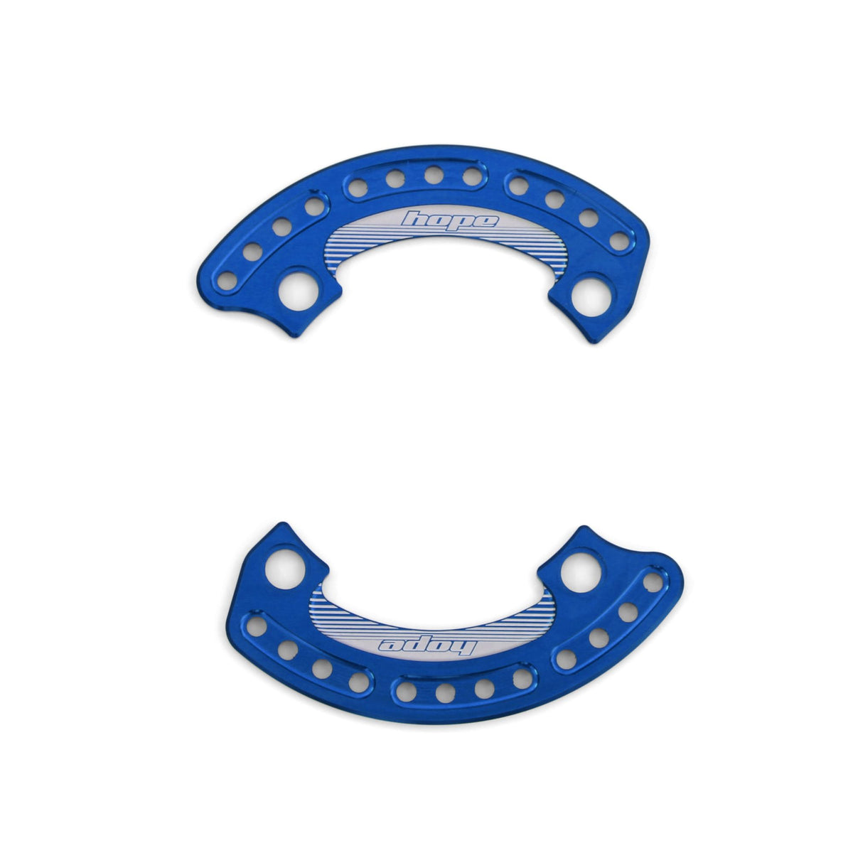 Hope Bash Guard 1-4 Plate 104mm 36T Pair Blue