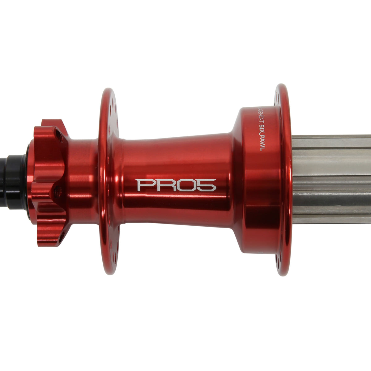 Hope - Moyeu arrière DH Pro 5 32H Rouge 157mm - 12mm - Acier