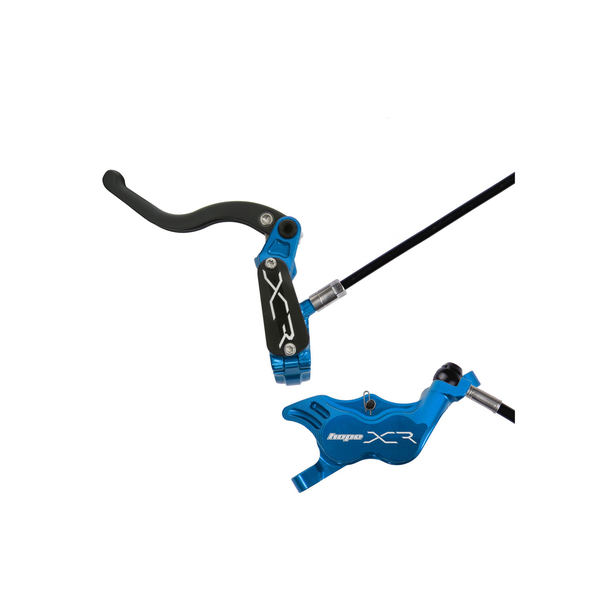 Hope - Frein avant XCR Pro E4 - sans disque - Bleu - Main gauche