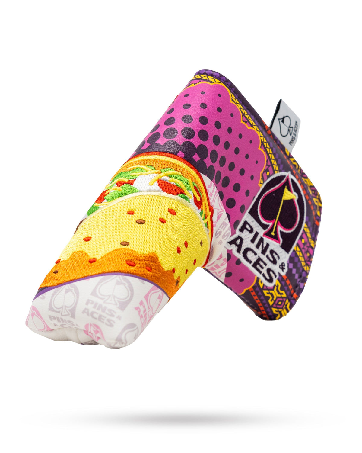 Alt text: "Bogey Supreme Blade Putter Cover in stylish design, featuring protective padding and a secure fit for golf putters."