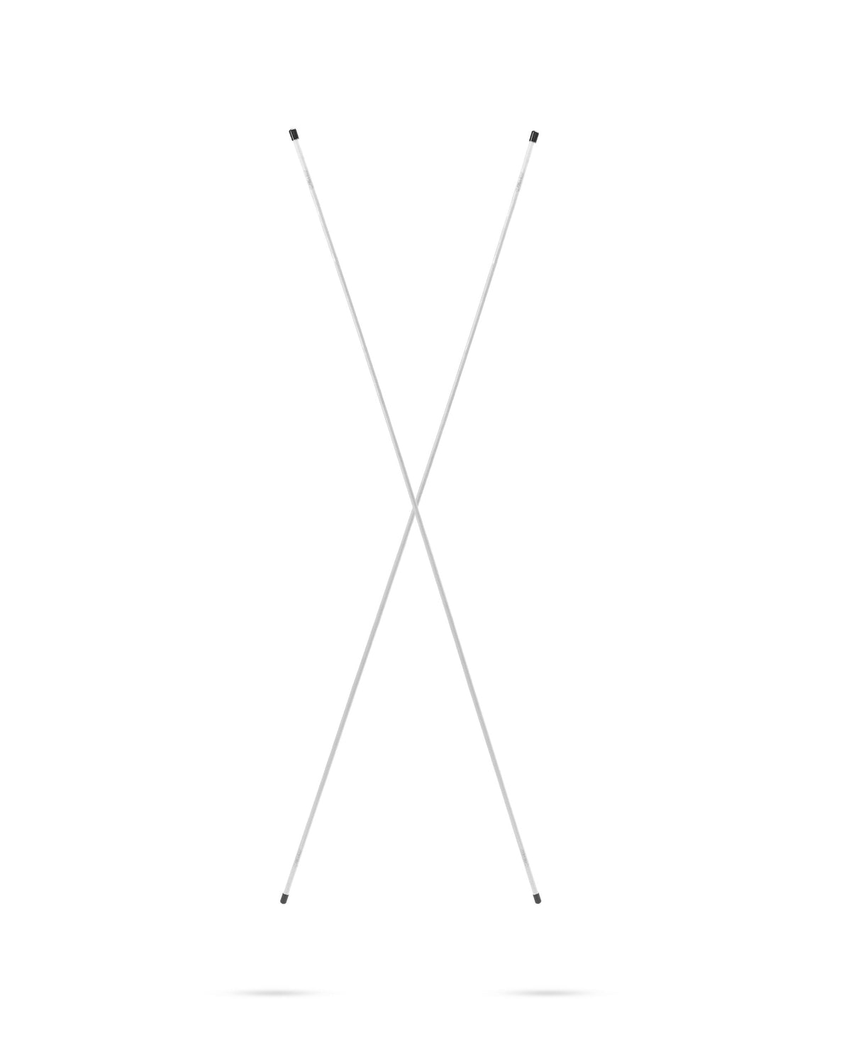 Set of 2 white pins alignment sticks for precise measurement and alignment in various projects.