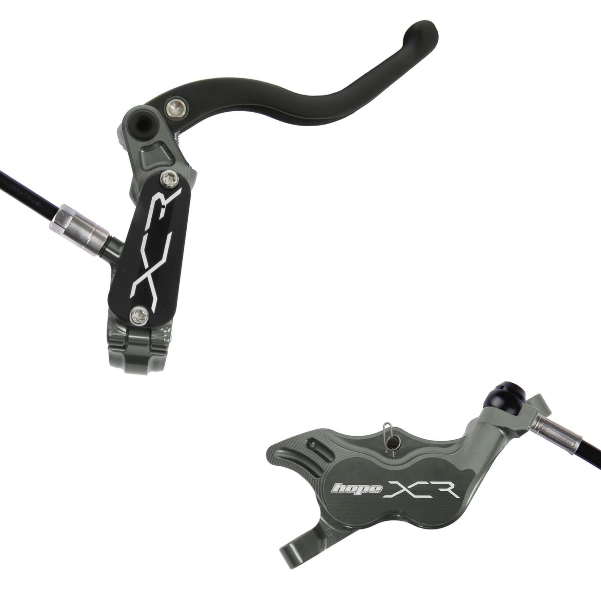 Hope Brake XCR Pro E4 No Rotor Front LH Smoke