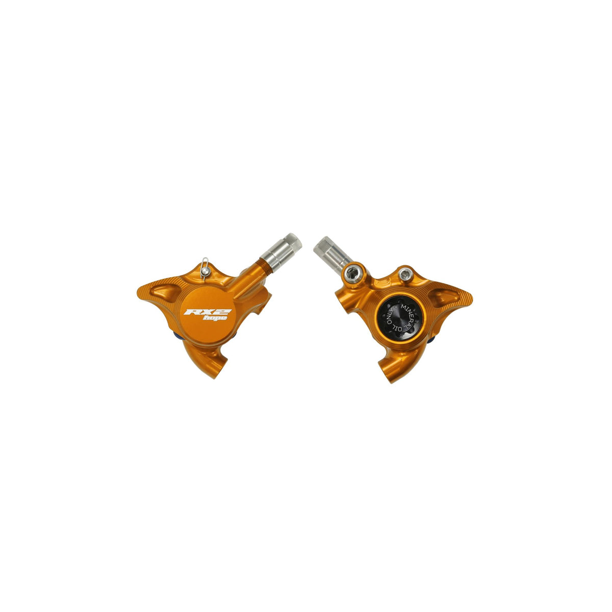 Hope Brake RX2 Caliper Complete-FM STD-MIN ORANGE