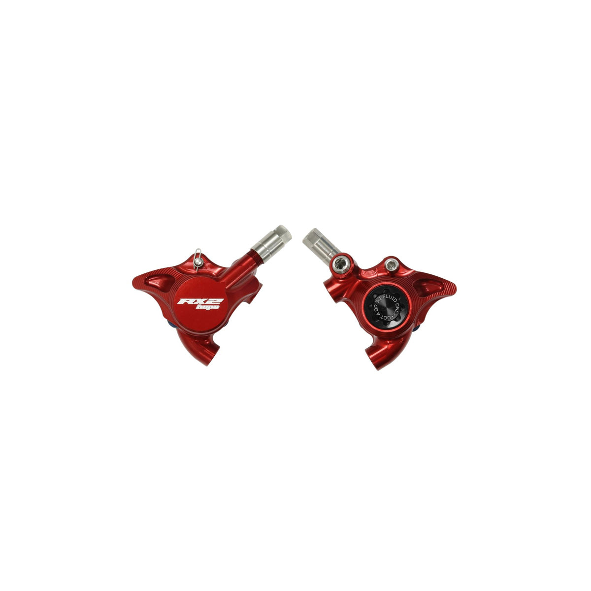 Hope Brake RX2 Caliper Complete-FM STD-DOT RED