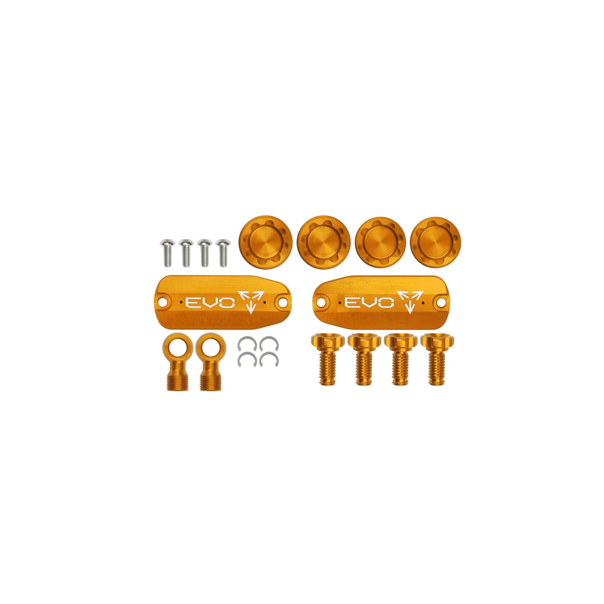 Hope Part Brake Evo TR4 Custom Kit Pair- Orange