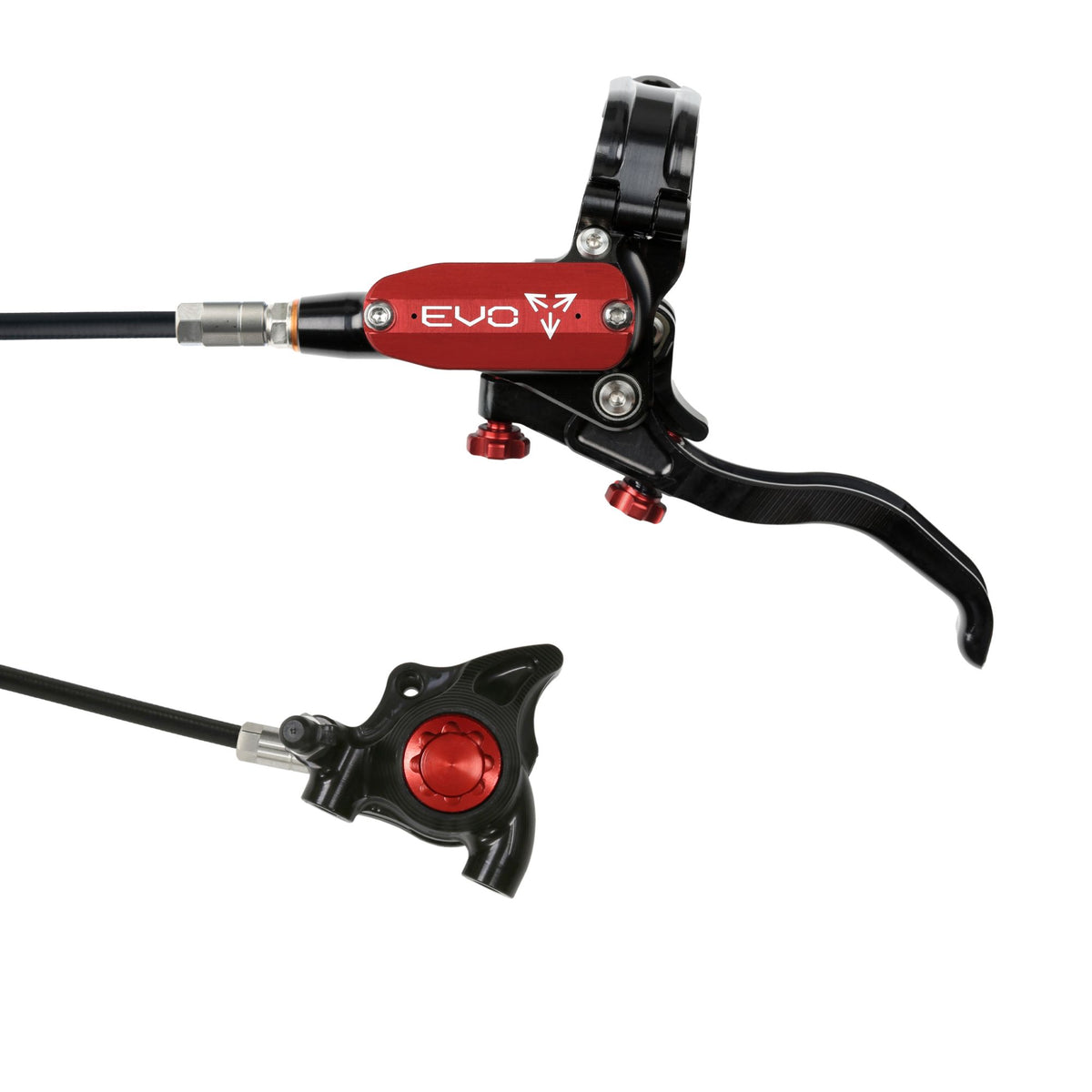 Hope Brake Evo X2 FM No Rotor RH- Black/Red