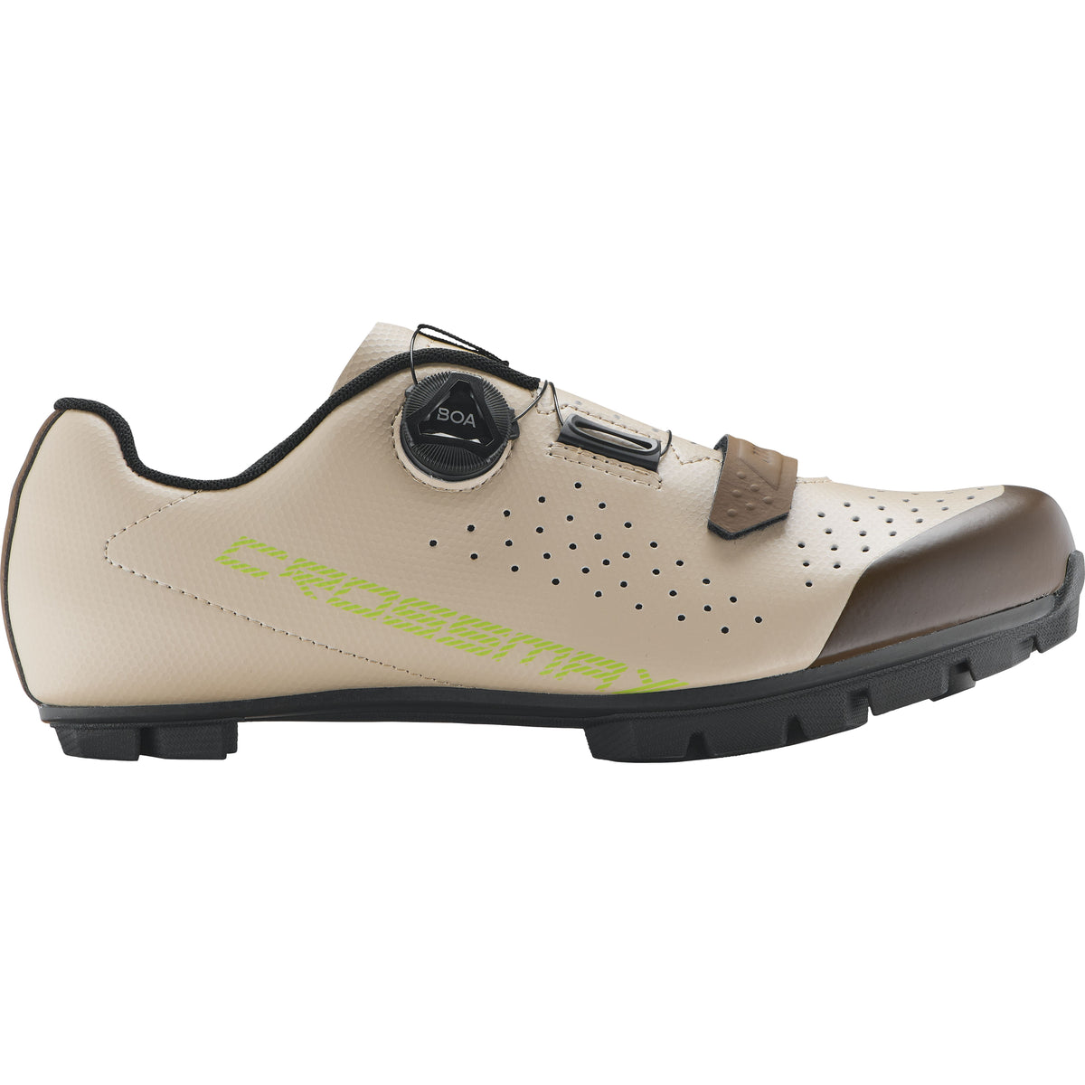Mavic - souliers Crossmax Boa - Poivre blanc-Désert-Punch lime