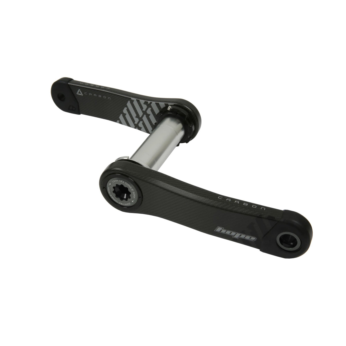 Hope Crankset Carbon No Spider 68-73mm 165mm Smoke