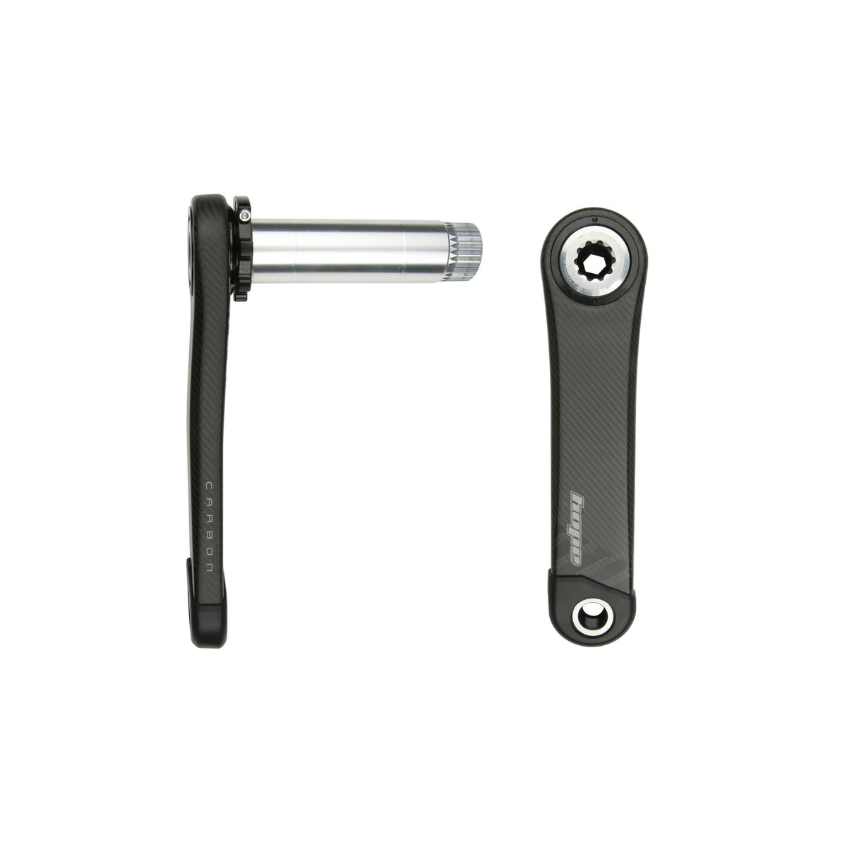 Hope RX Carbon Crankset 68MM Wide 175MM SILVER