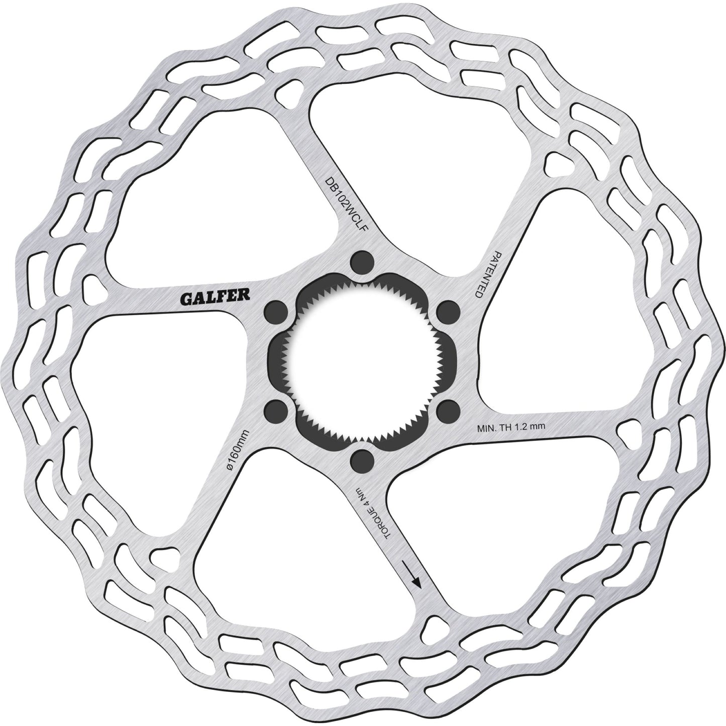 Brake Rotor Road Center-Lock Fulcrum 160x1.8MM