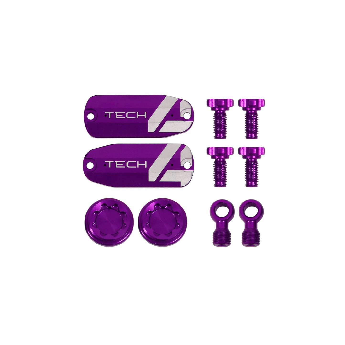 Hope Part Brake Tech 4 X2 Custom Kit Pair Purple