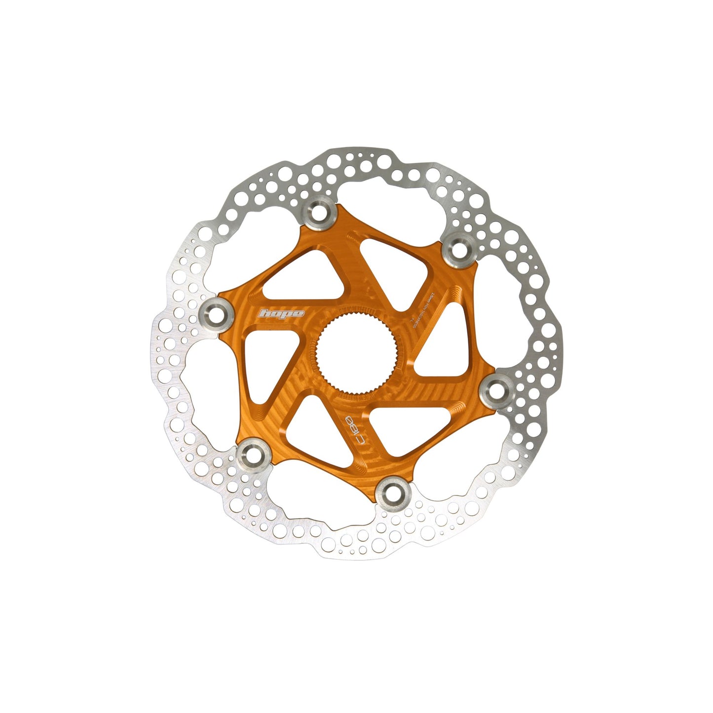 Hope Part Brake Disc MTB Centre Lock 220mm Orange