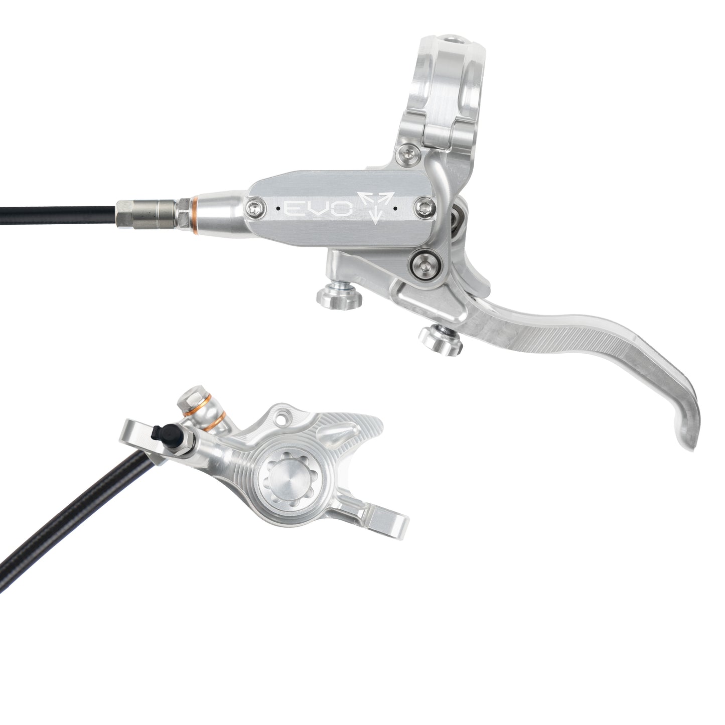 Hope Brake EVO X2 No Rotor LH- Silver/Silver