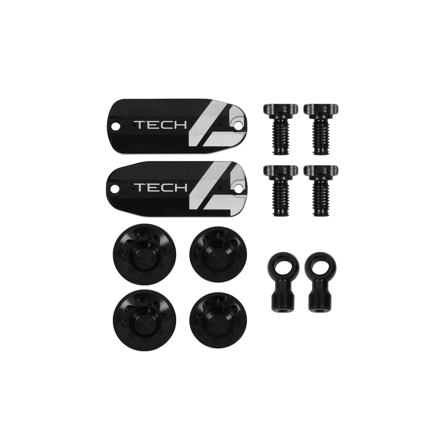 Hope Part Brake Tech 4 V4 Custom Kit Pair Black