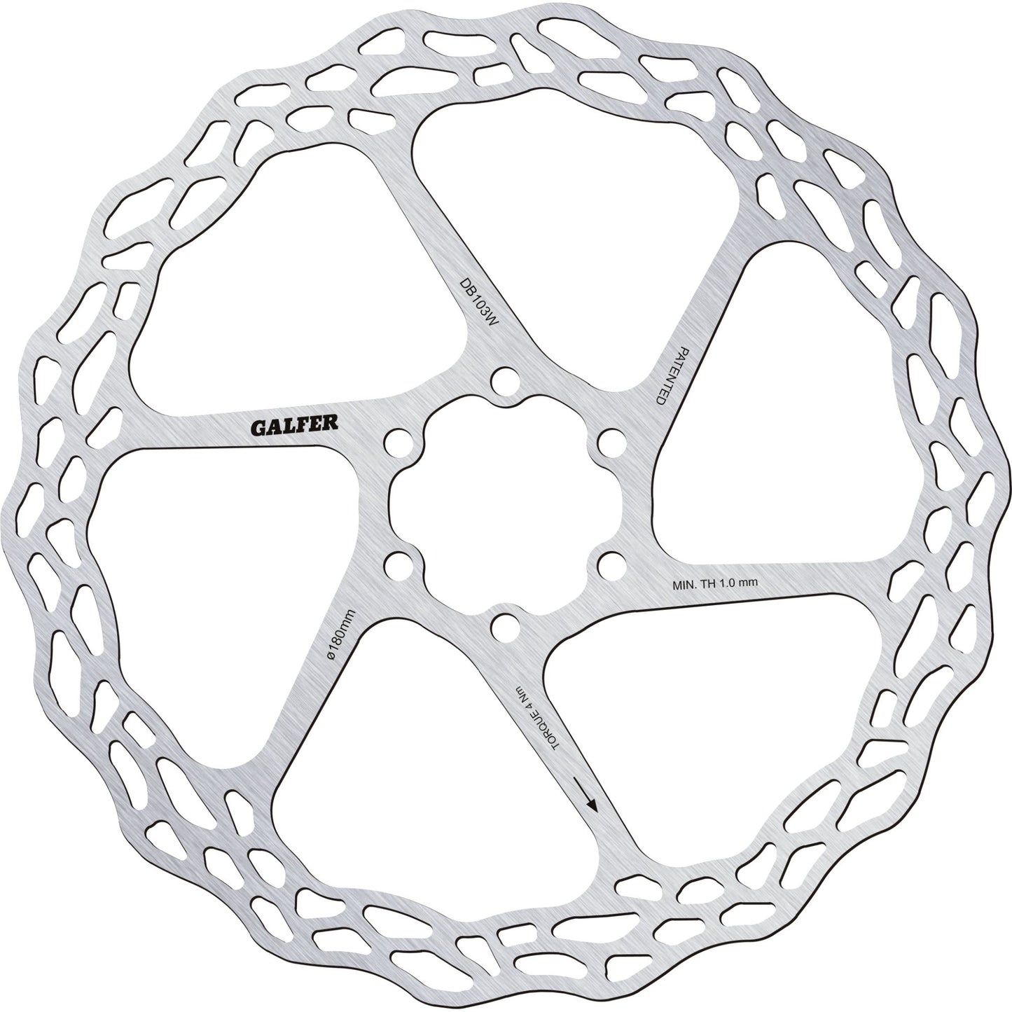 Brake Rotor Road/MTB Light Disc 180x1.8MM
