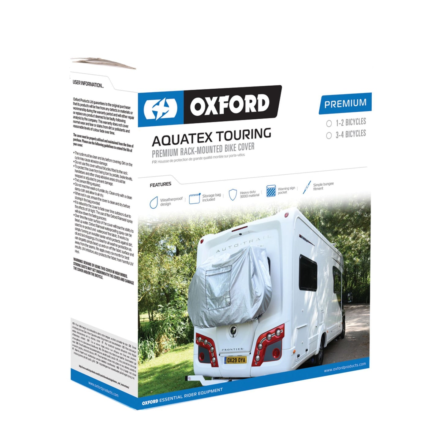 Aquatex Touring Premium Bike Cover for 3-4 Bikes