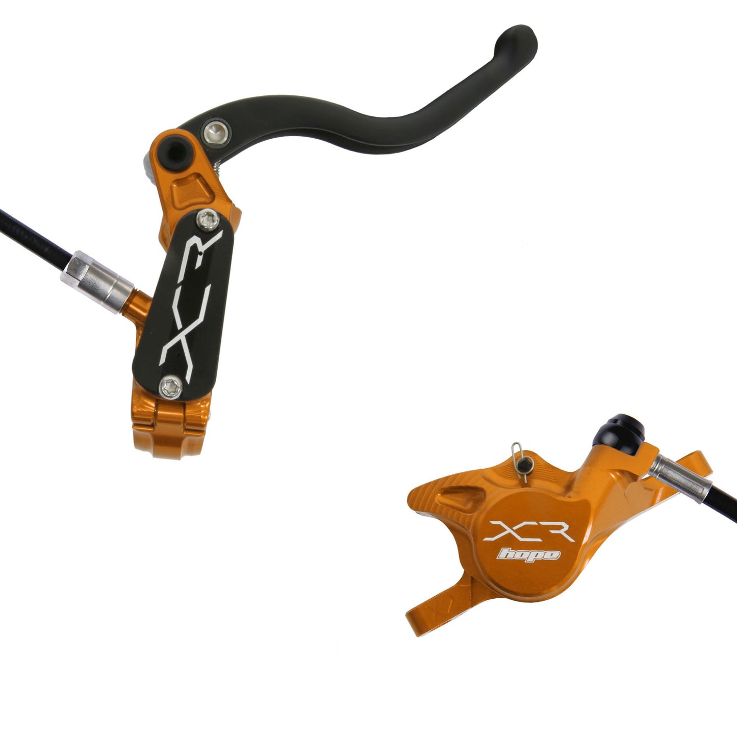 Hope Brake XCR Pro X2 No Rotor Rear LH Orange