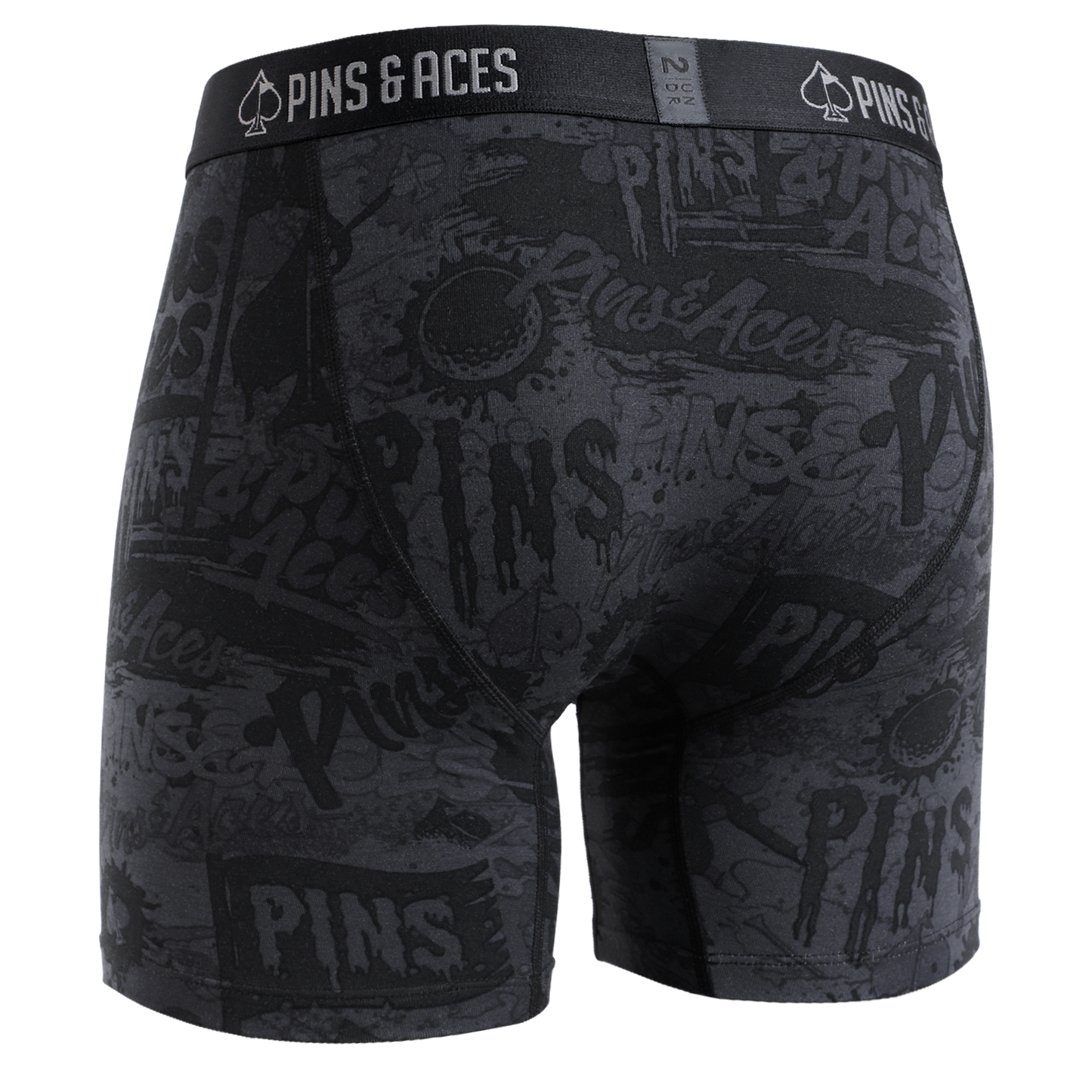 2UNDR x P&A Swing Shift 6'' Box Briefs- Graffiti Splatter