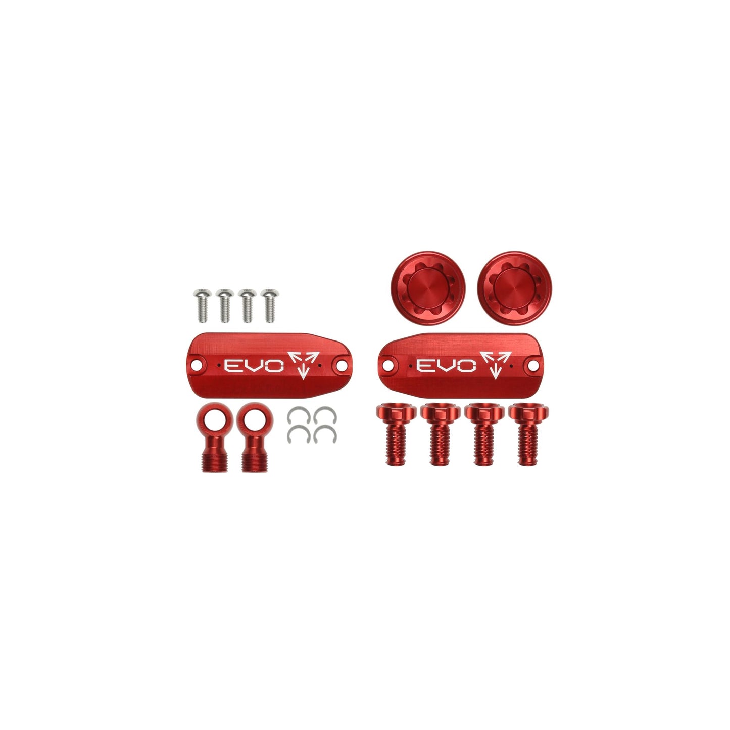 Hope Part Brake Evo X2 Custom Kit Pair- Red