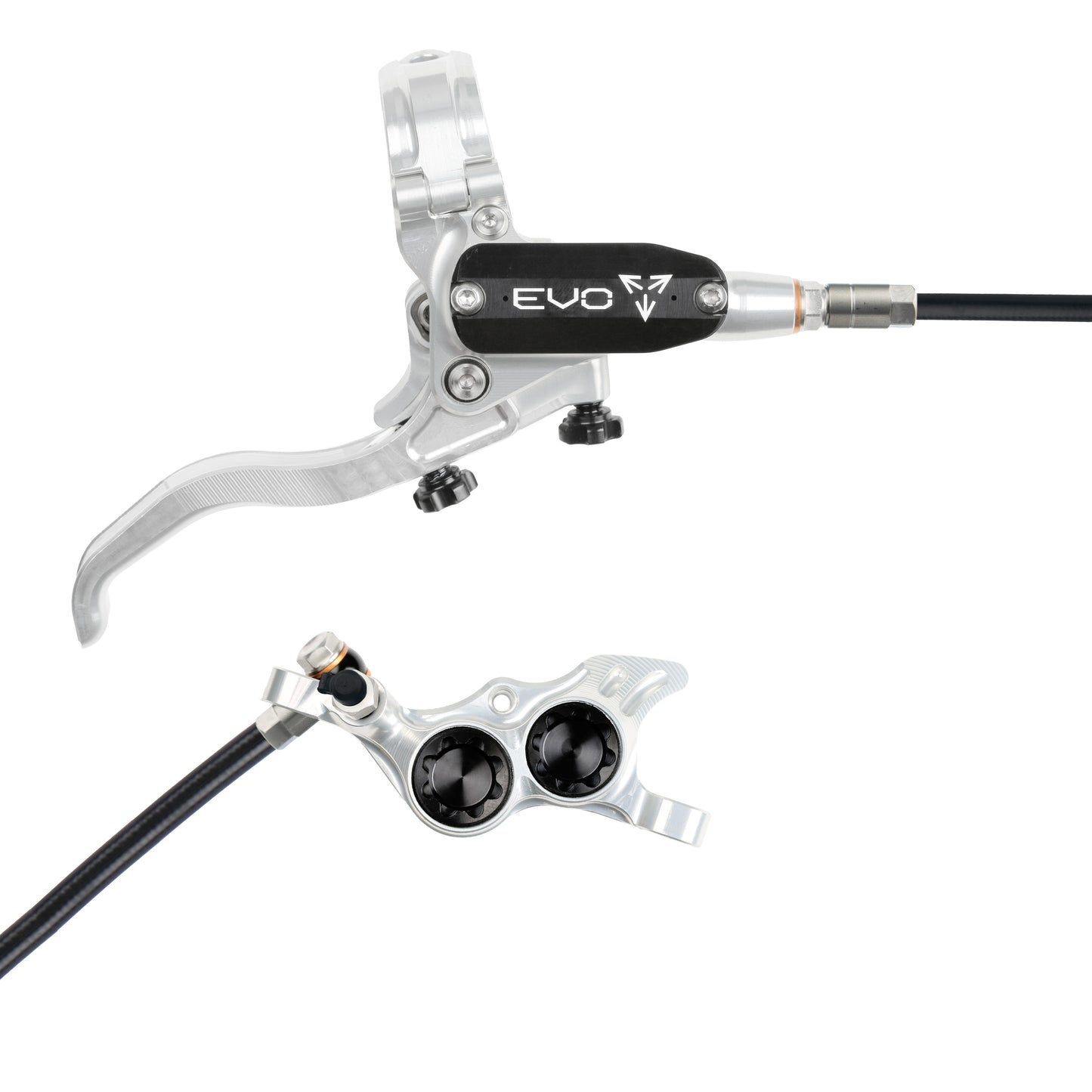 Hope Brake EVO TR4 No Rotor RH- Silver/Black