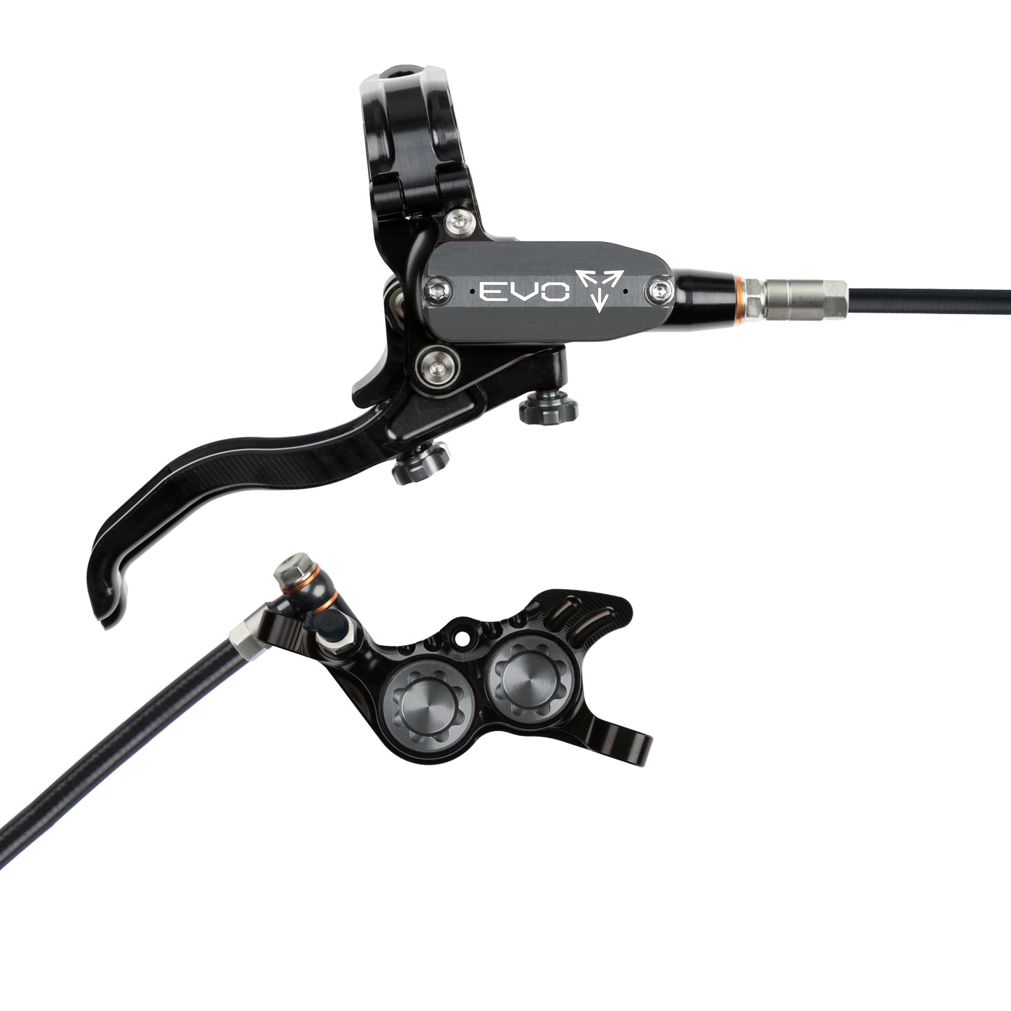 Hope Brake EVO GR4 No Rotor RH- Black/Smoke
