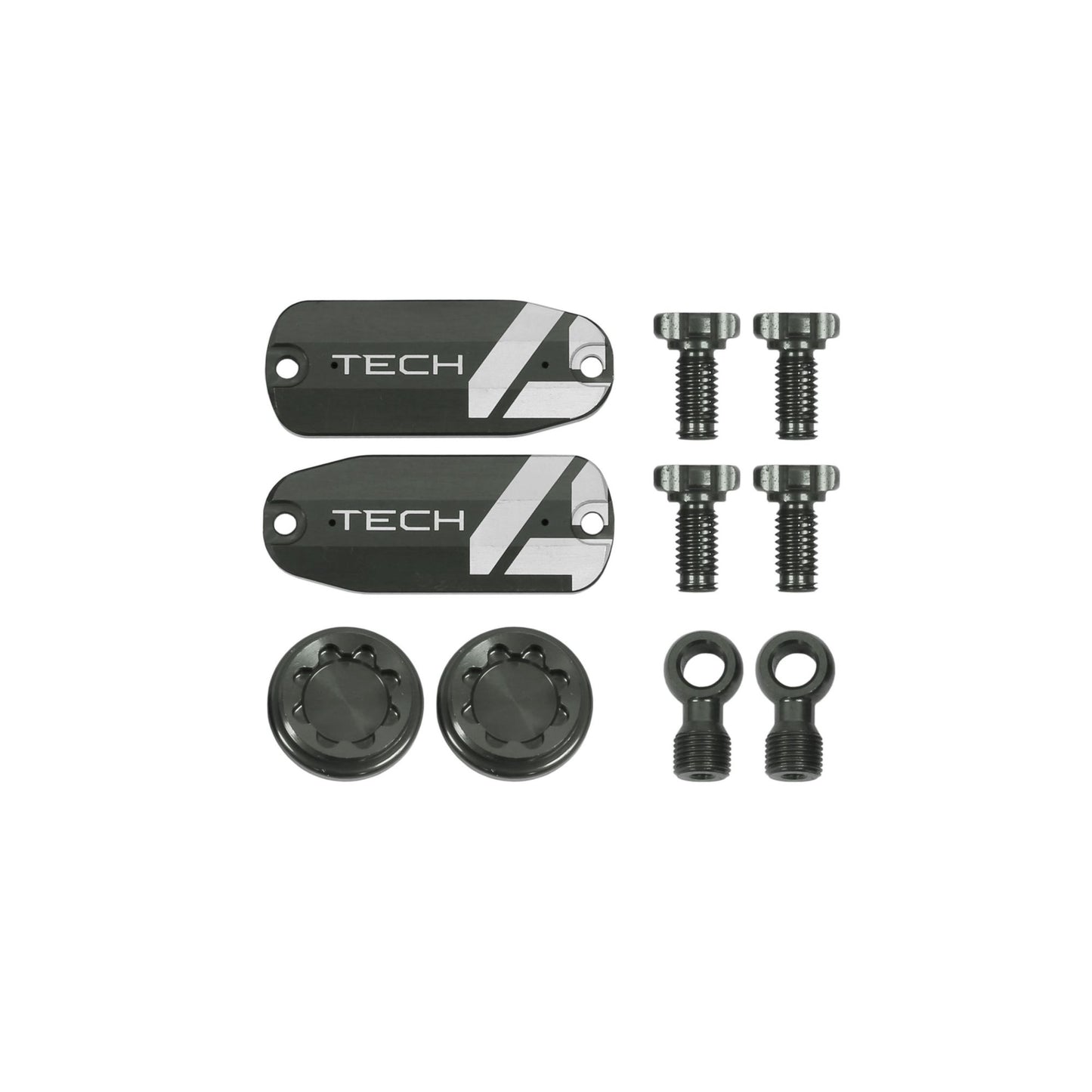Hope Part Brake Tech 4 X2 Custom Kit Pair Smoke